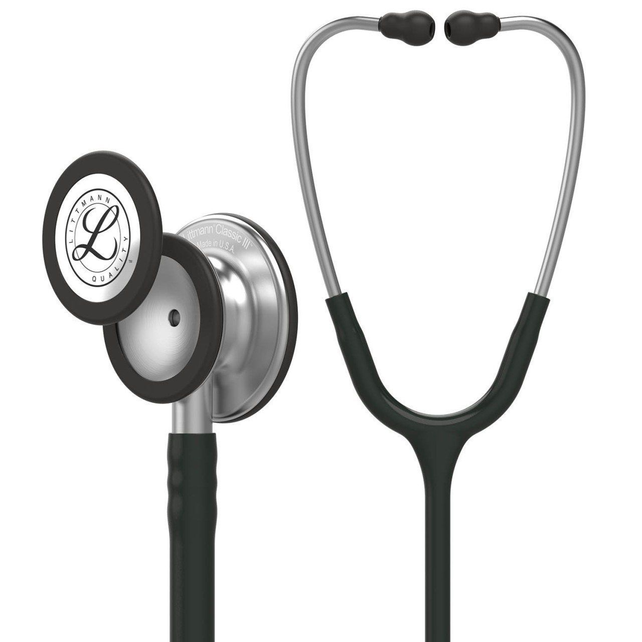 3M Littmann Klasik 3 Steteskop 5620 Siyah Hortum YAY-ÇAN KISMINA İSİM - Hem Yay Hem Çan