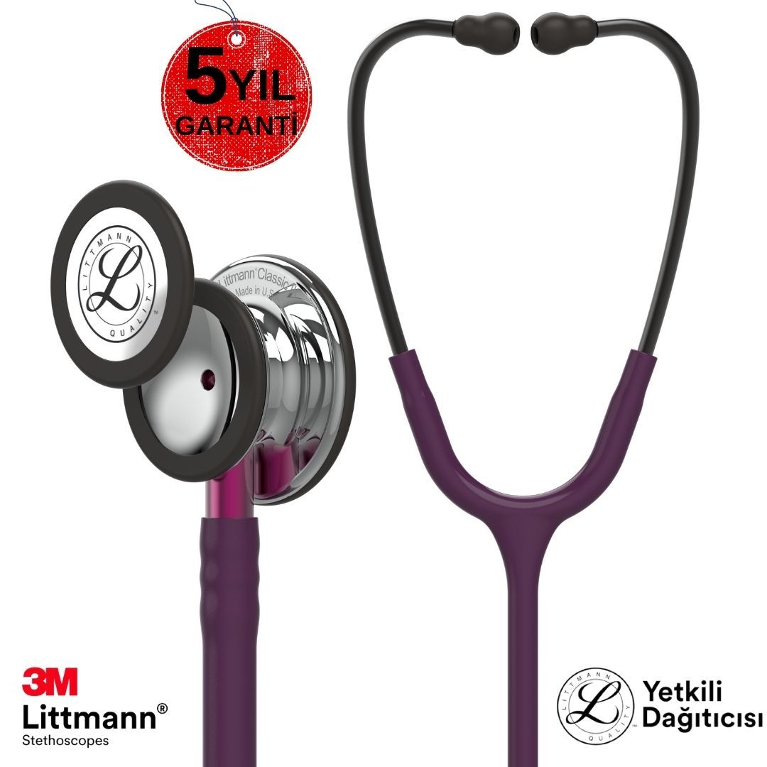 3M Littmann Klasik 3 Steteskop 5960 Mürdüm Hortum Aynalı Çan