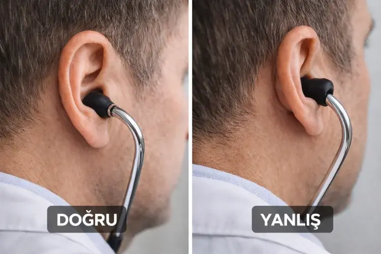 Steteskop Kulak Uçları Neden Önemlidir? Doğru Takılmazsa Ne Olur?