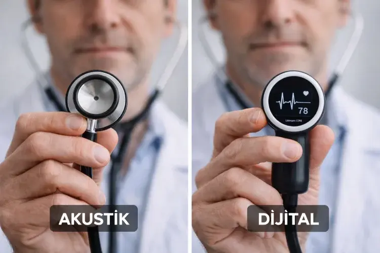 Akustik Steteskop ile Dijital Steteskop Arasındaki Temel Fark Nedir?