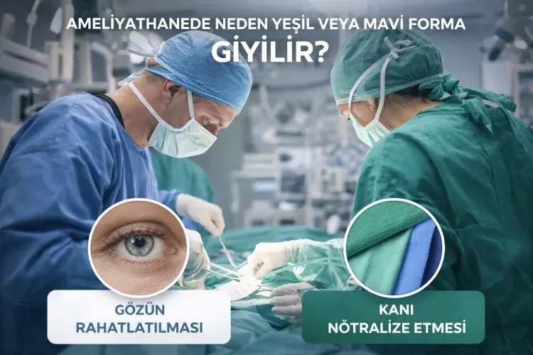 Ameliyathanede Neden Yeşil veya Mavi Forma Giyilir?