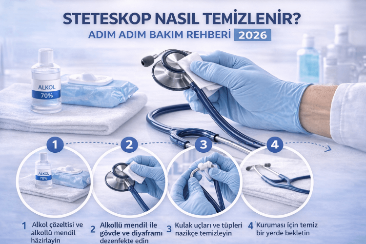 Steteskop Nasıl Temizlenir? Adım Adım Bakım Rehberi 2026