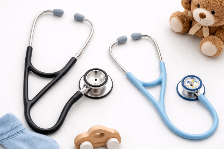 Yetişkin ve Pediatrik Steteskop Farkları Nelerdir? Kapsamlı Rehber
