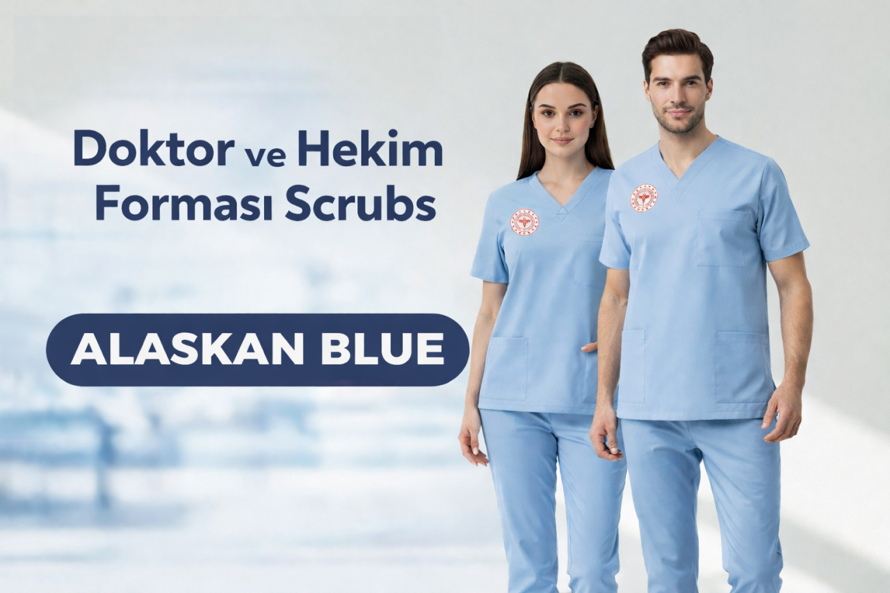 Doktor ve Hekimler İçin Profesyonel Scrubs Takım