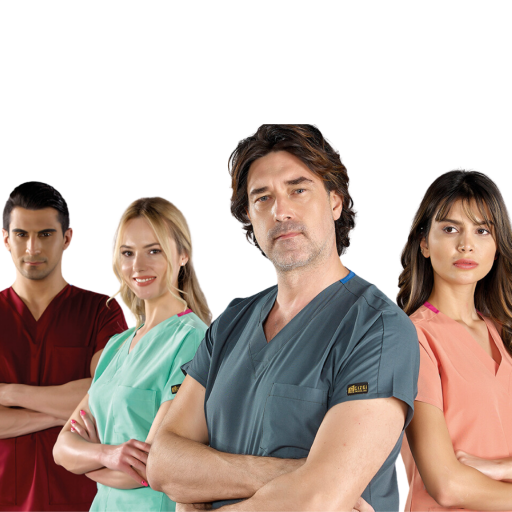 Dr. Greys Terikoton Scrubs Takımlar 