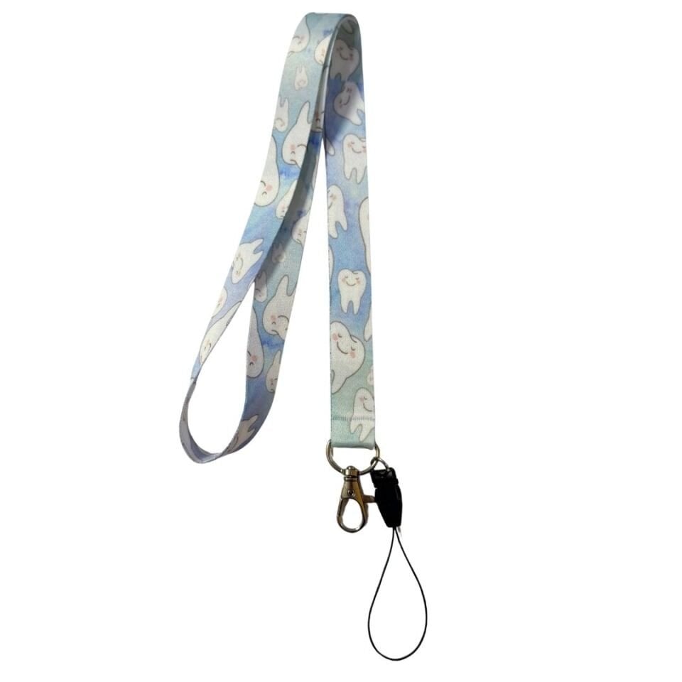 Mutlu Dişler Temalı Boyun Askı İpi (b56)