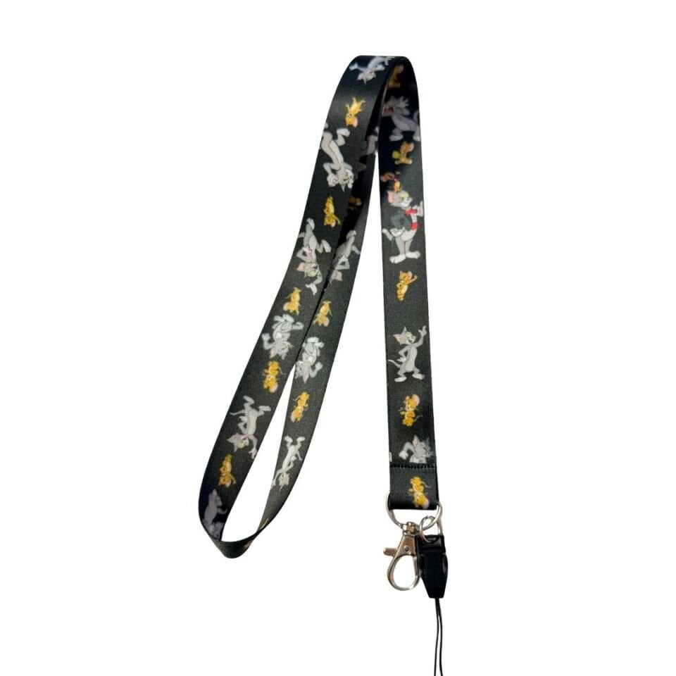 Tom Ve Jerry - 3 Temalı Boyun Askı İpi (b61)