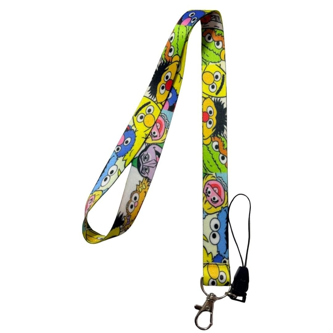 Susam Sokağı Karakterleri Temalı Boyun Askı İpi (b72)