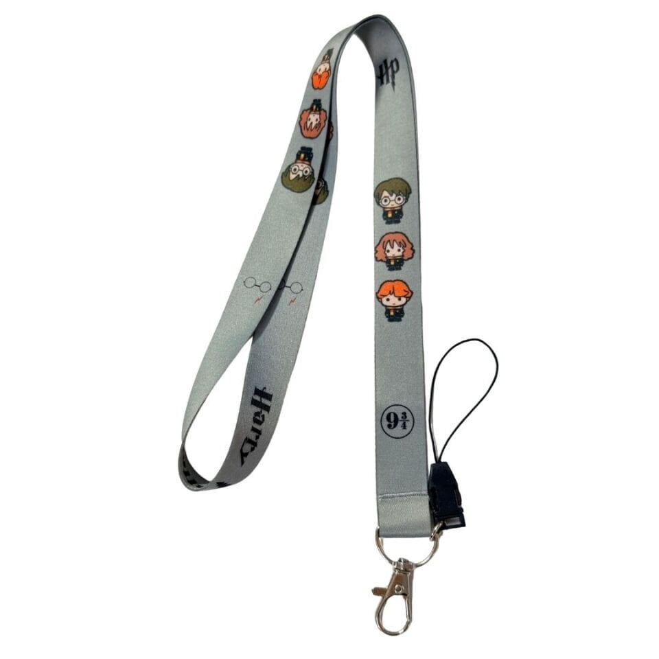 Harry Potter - 3 Temalı Gri Boyun Askı İpi (b75)