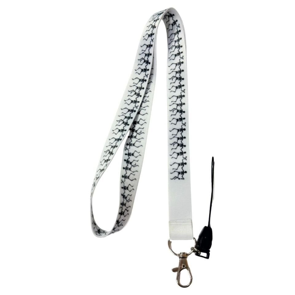 Dans Eden İskeletler Temalı Boyun Askı İpi (b79)