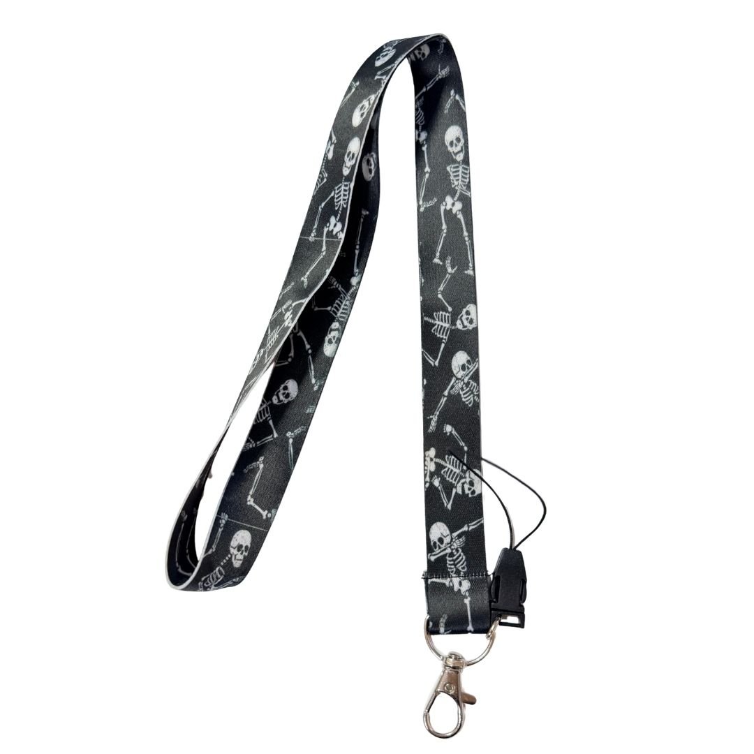 İskelet Temalı Boyun Askı İpi (b84)
