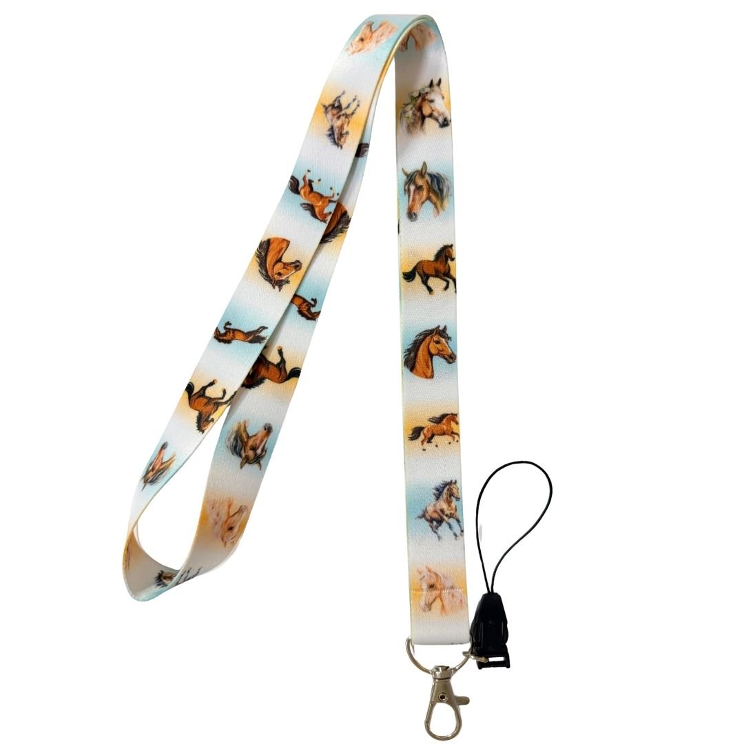 Horse Temalı Boyun Askı İpi (b91)
