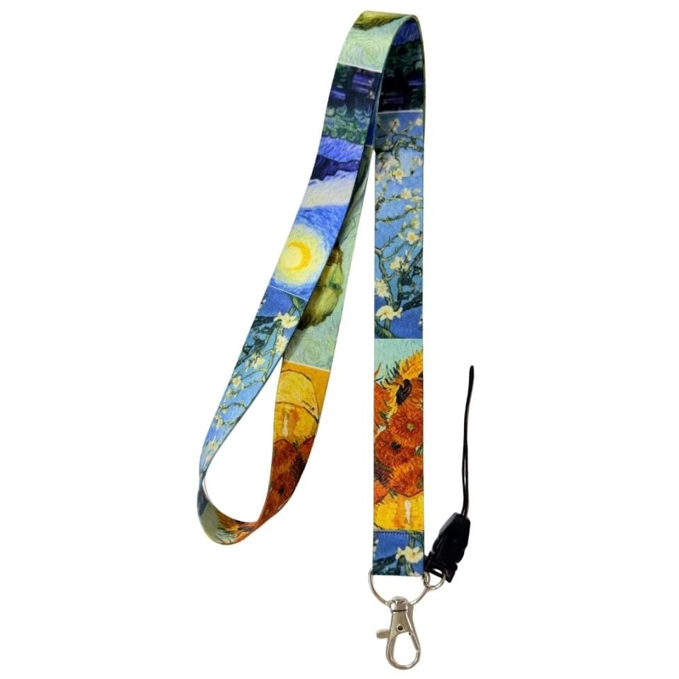 Van Gogh Tüm Eserleri Temalı Boyun Askı İpi (b124)