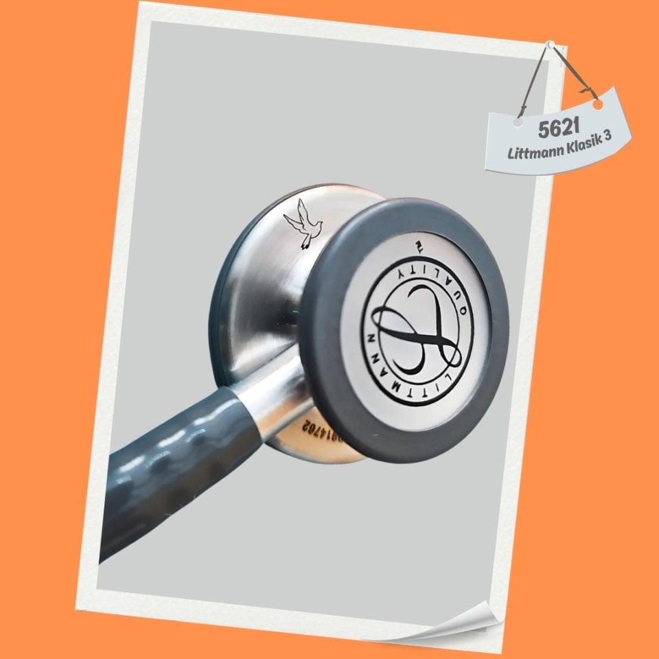 3M Littmann Klasik 3 Steteskop  5621 Gri Hortum