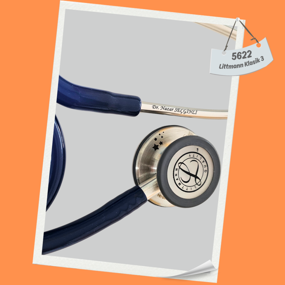 3M Littmann Klasik 3 Steteskop  5622 Lacivert Hortum