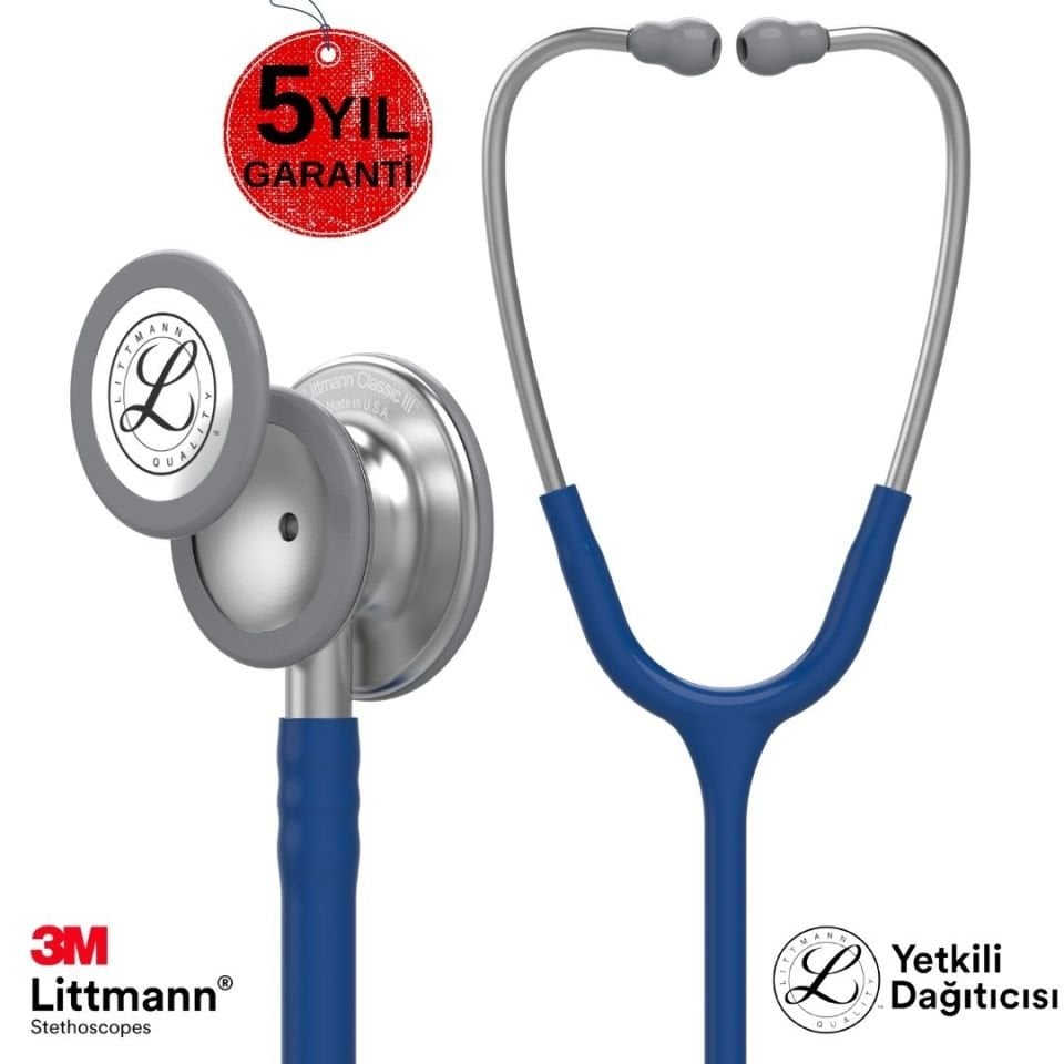 3M Littmann Klasik 3 Steteskop  5622 Lacivert Hortum