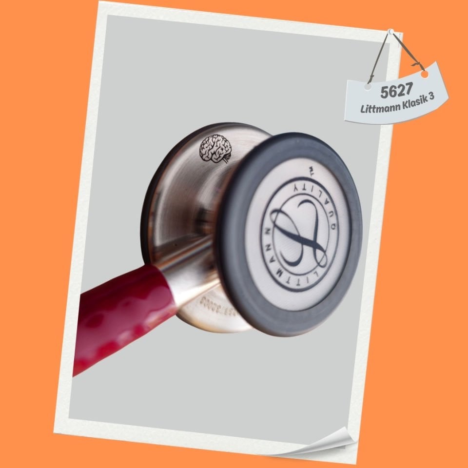 3M Littmann Klasik 3 Steteskop  5627  Bordo Hortum