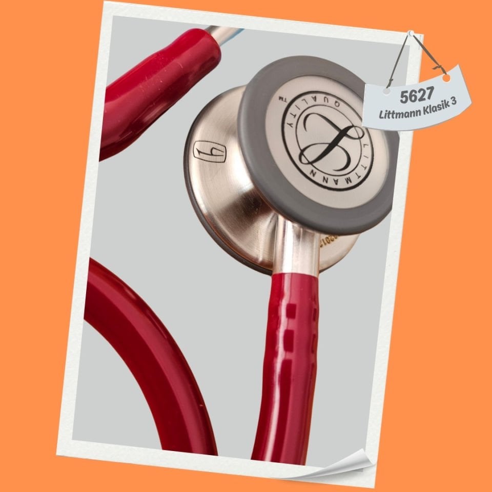 3M Littmann Klasik 3 Steteskop  5627  Bordo Hortum