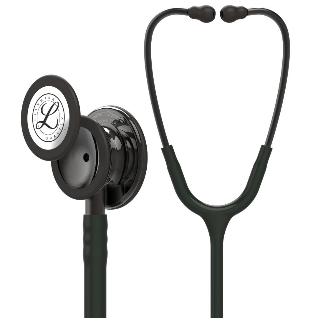 3M Littmann Klasik 3 Stetoskop 5811 Siyah Hortum Smoke Çan