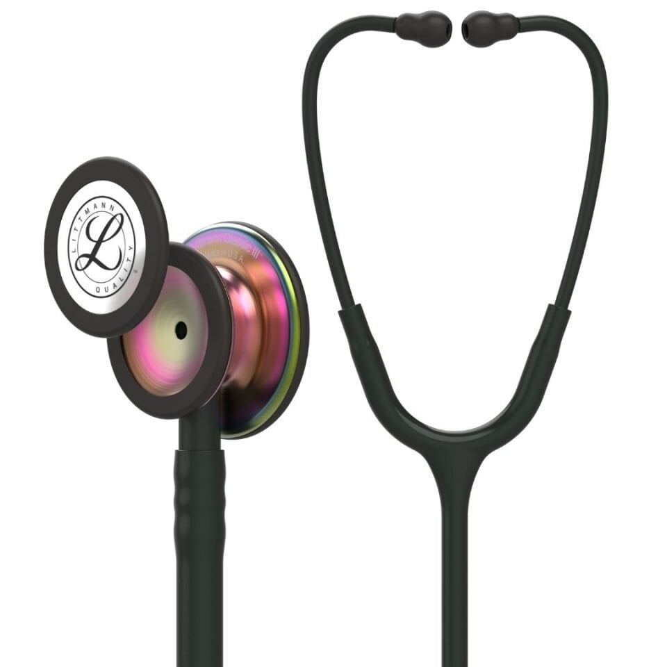 3M Littmann Klasik 3 Steteskop 5870 Siyah Hortum Gökkuşağı Çan