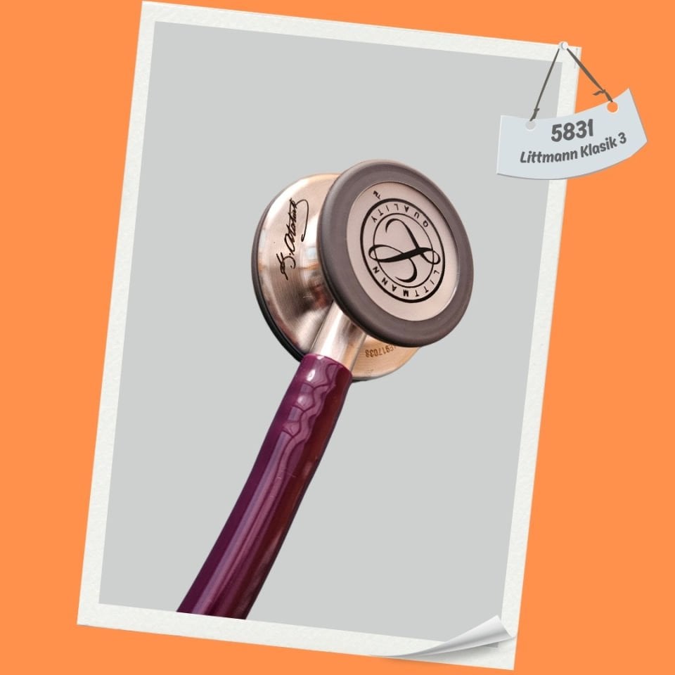 3M Littmann Klasik 3 Stetoskop 5831 Mürdüm YAY KISMINA İSİM - Hem Yay Hem Çan