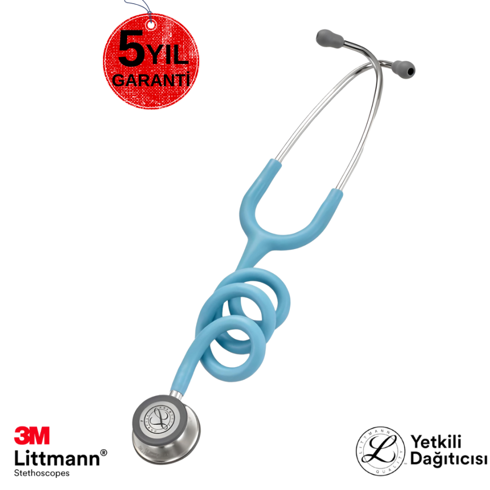 3M Littmann Klasik 3 Steteskop 5912 Deniz Mavisi Hortum Saten Kaplama