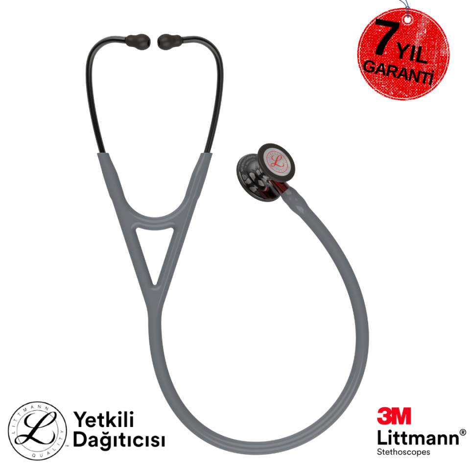 3M Littmann Kardioloji 4 6183 (GRİ DUMAN  cardiology) (SINIRLI SAYIDA ÜRETİM)