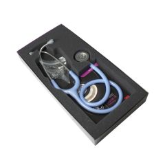 3M Littmann Klasik3 Steteskop  5630 Buz Mavisi Hortum YAY-ÇAN KISMINA İSİM - Yay kısmına