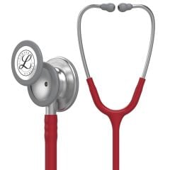 3M Littmann Klasik 3 Steteskop  5627  Bordo Hortum ÇAN KISMINA İSİM - Yay kısmına