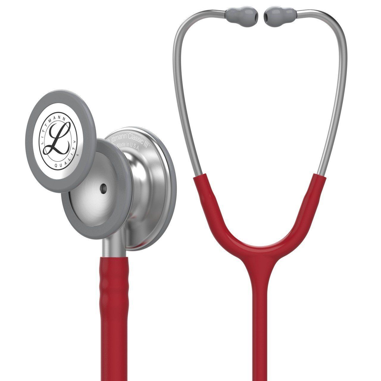 3M Littmann Klasik 3 Steteskop  5627  Bordo Hortum İSİM İSTEMİYORUM - Yay kısmına