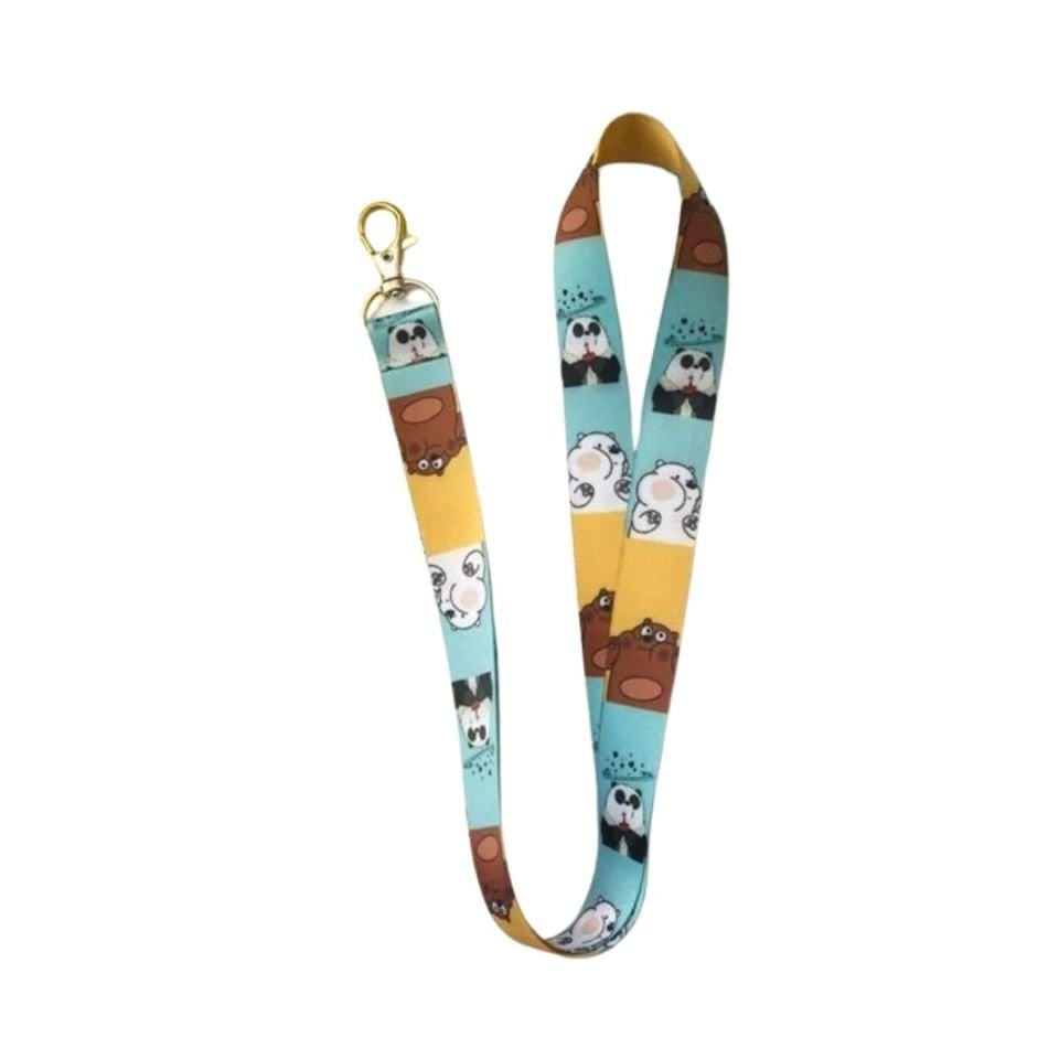 Kafadar Ayılar Sevimli Surat Boyun Askı İpi (a48)