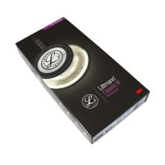 3M Littmann Klasik 3 Stetoskop 5811 Siyah Hortum Smoke Çan YAY KISMINA İSİM - Hem Yay Hem Çan