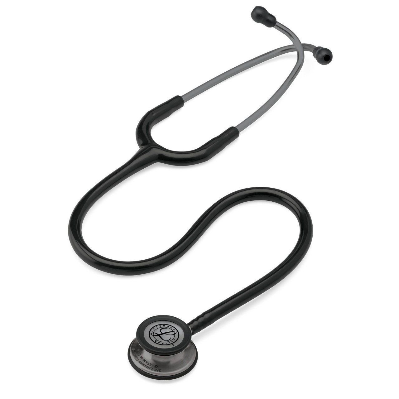 3M Littmann Klasik 3 Stetoskop 5811 Siyah Hortum Smoke Çan YAY-ÇAN KISMINA İSİM - Yay kısmına