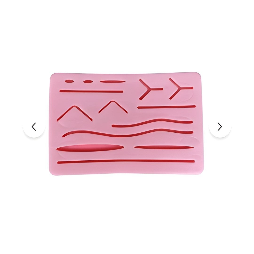 Silikon Sütür Eğitim Pedi (Dikiş Atma Pratik Pedi)