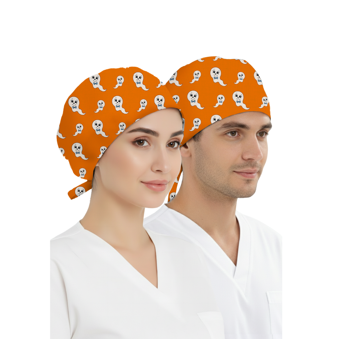 Sevimli Hayalet Desenli Likralı Bone