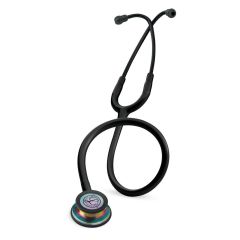 3M Littmann Klasik 3 Steteskop 5870 Siyah Hortum Gökkuşağı Çan İSİM İSTEMİYORUM - Hem Yay Hem Çan