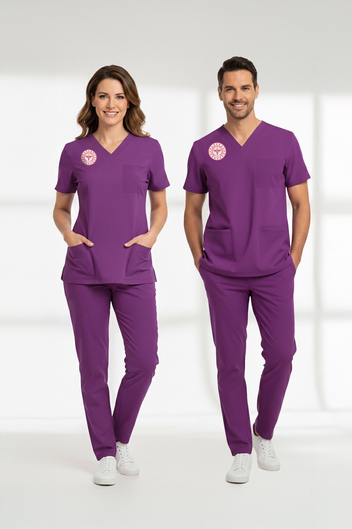 Ebe Forması Scrubs Likralı Takım Sağlık Bakanlığı Uyumlu-Byzantium