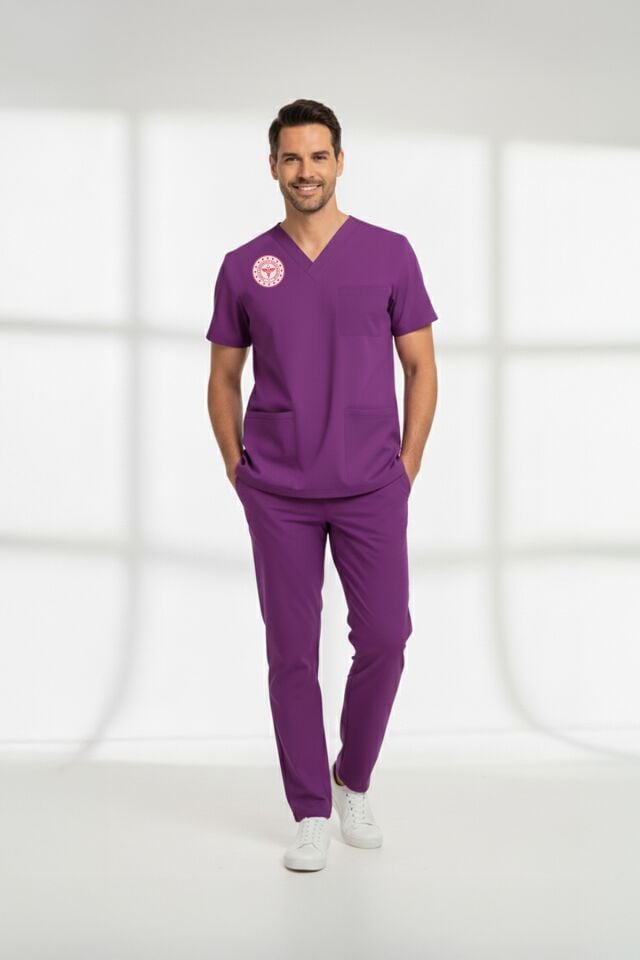 Ebe Forması Scrubs Likralı Takım Sağlık Bakanlığı Uyumlu-Byzantium