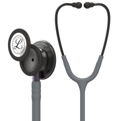 3M Littmann Klasik 3 Steteskop 5873 Gri Hortum Smoke Çan YAY KISMINA İSİM - Çan Kısmına