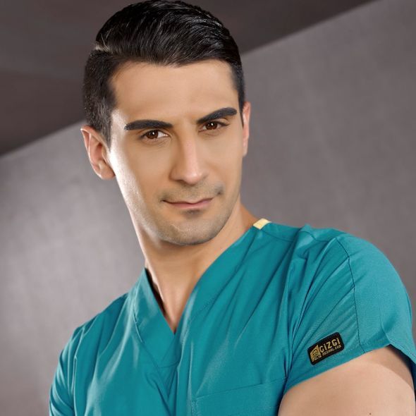 Açık Petrol Yeşili Dr Greys Scrubs (Terikoton/İnce Kumaş)  t100