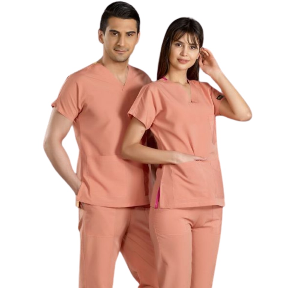 Somon Dr Greys Scrubs (Terikoton/İnce Kumaş)  t100