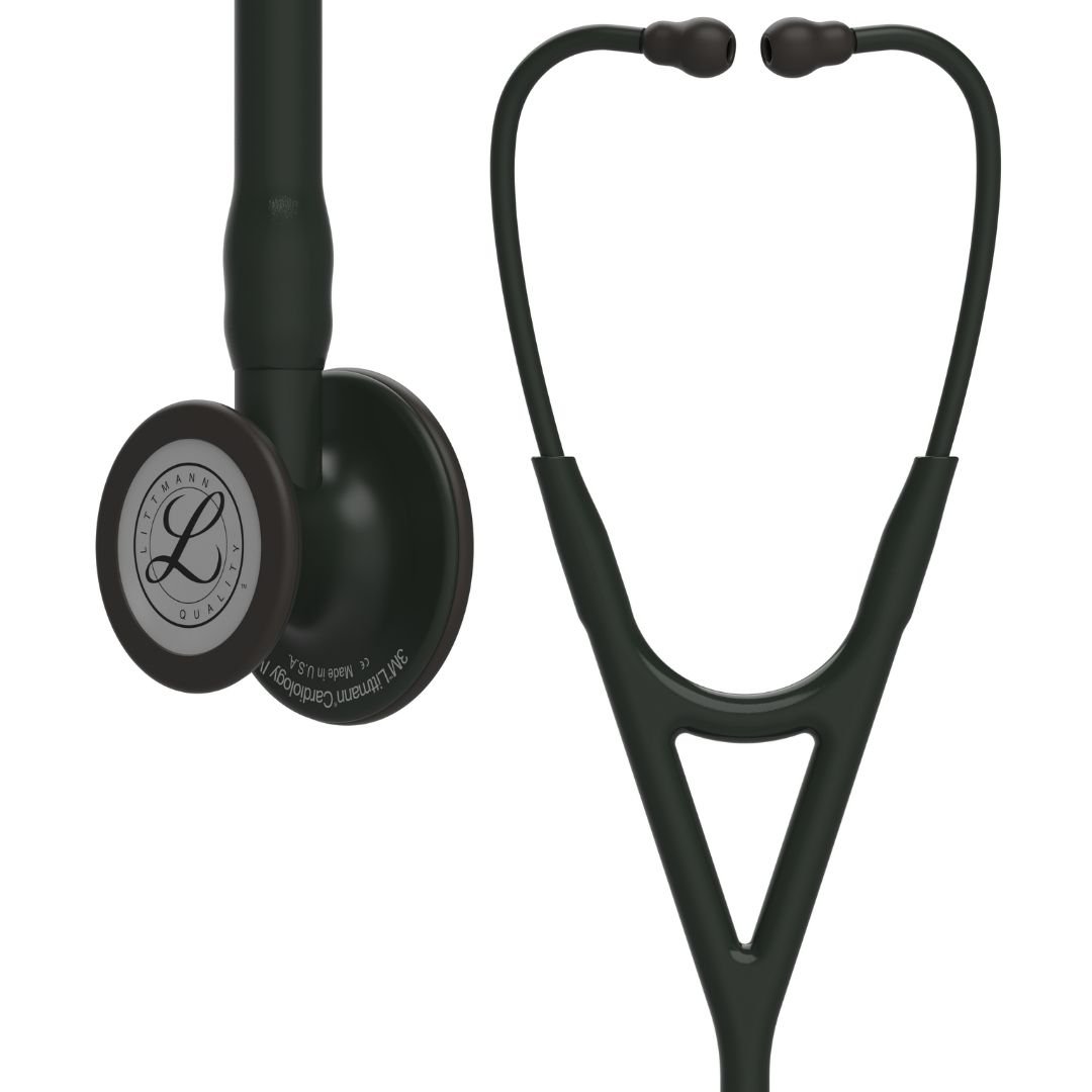 3M Littmann Steteskop Kardiyoloji 4 6163 Siyah Hortum 7 Yıl Garanti
