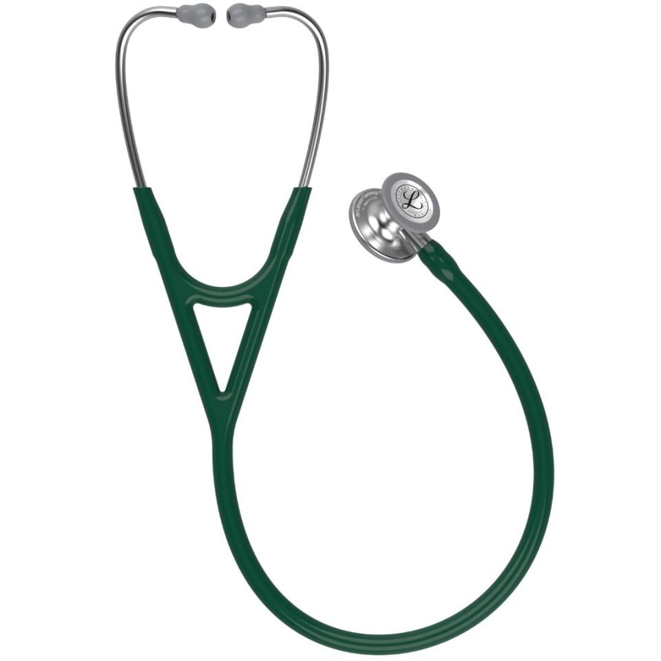 3M Littmann Steteskop Kardiyoloji 4 6155 Avcı Yeşili Hortum 7 Yıl Garanti
