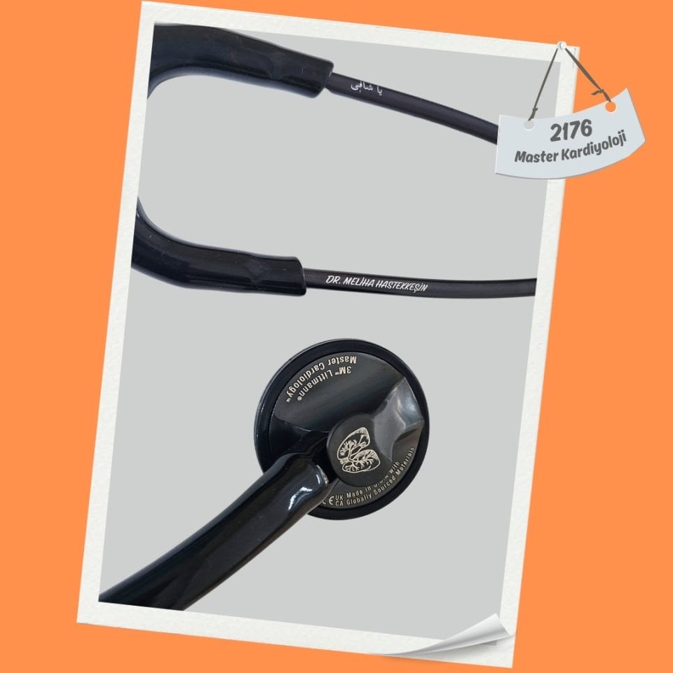 Littmann Steteskop Master Kardiyoloji 2176 Duman Siyahı