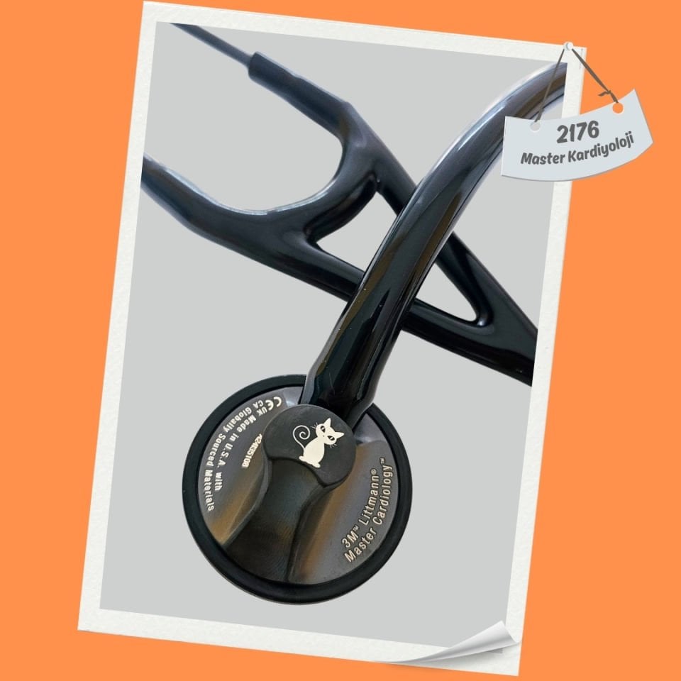 Littmann Steteskop Master Kardiyoloji 2176 Duman Siyahı