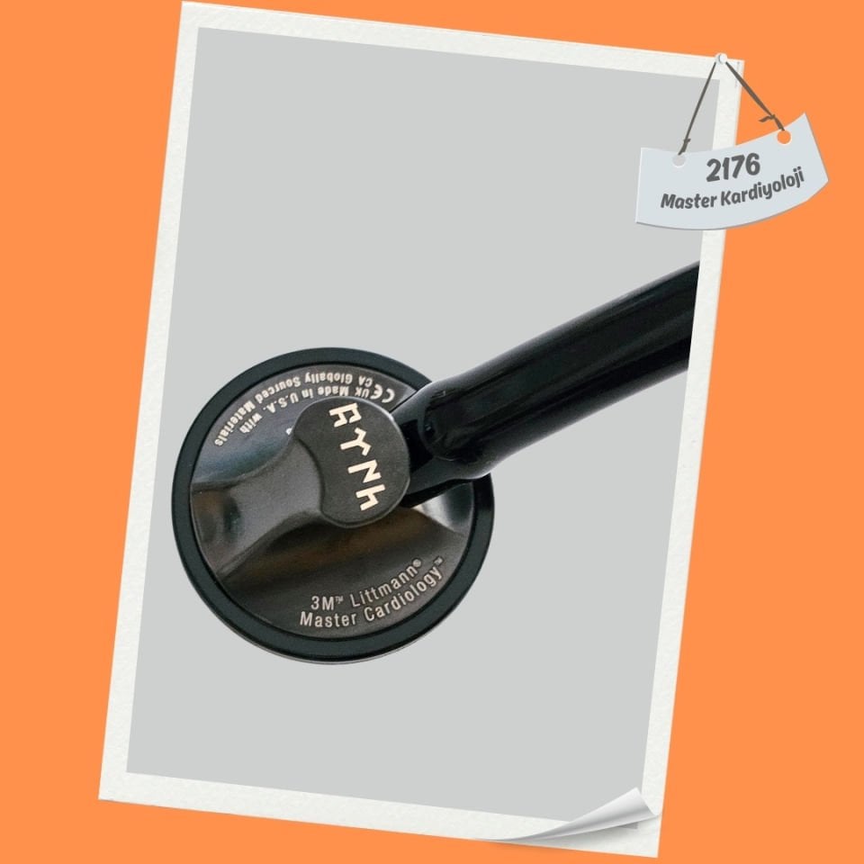 Littmann Steteskop Master Kardiyoloji 2176 Duman Siyahı