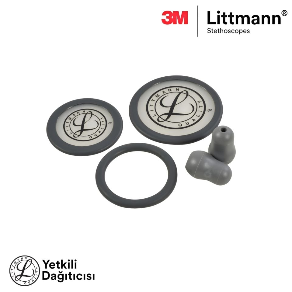 Littmann Classic III ve Kardiyoloji IV Stetskop Yedek Parça Set 40017 (gri)