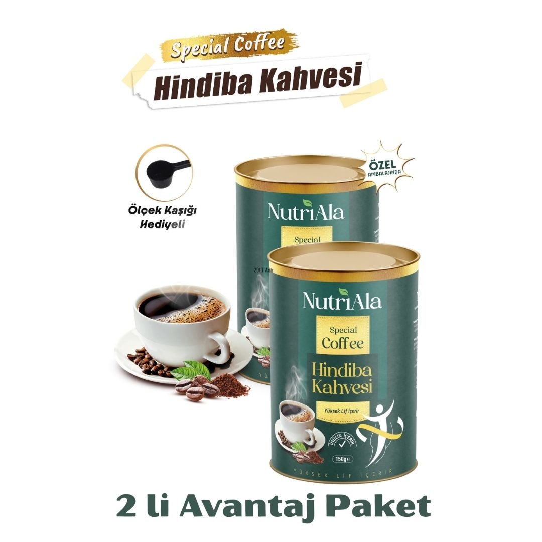 Hindiba Diyet Kahvesi Detox 2’li (İnülin, Lif, Detoks) Orafti® – 150 gr
