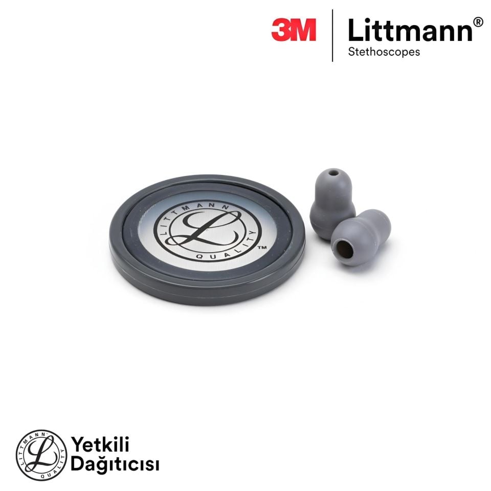 Littmann Master Kardiyoloji Steteskop Yedek Set Gri