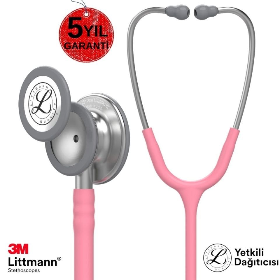 Littmann Steteskop  Klasik 3   5633 İnci Pembesi Hortum